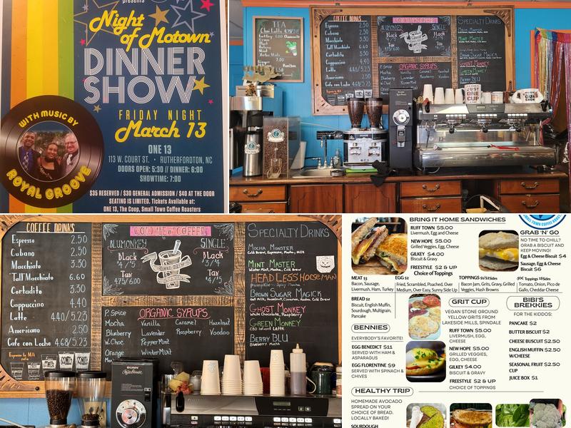 Small Town Coffee Roasters Menu