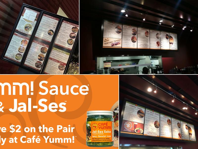 Cafe Yumm! - Argyle Square Menu