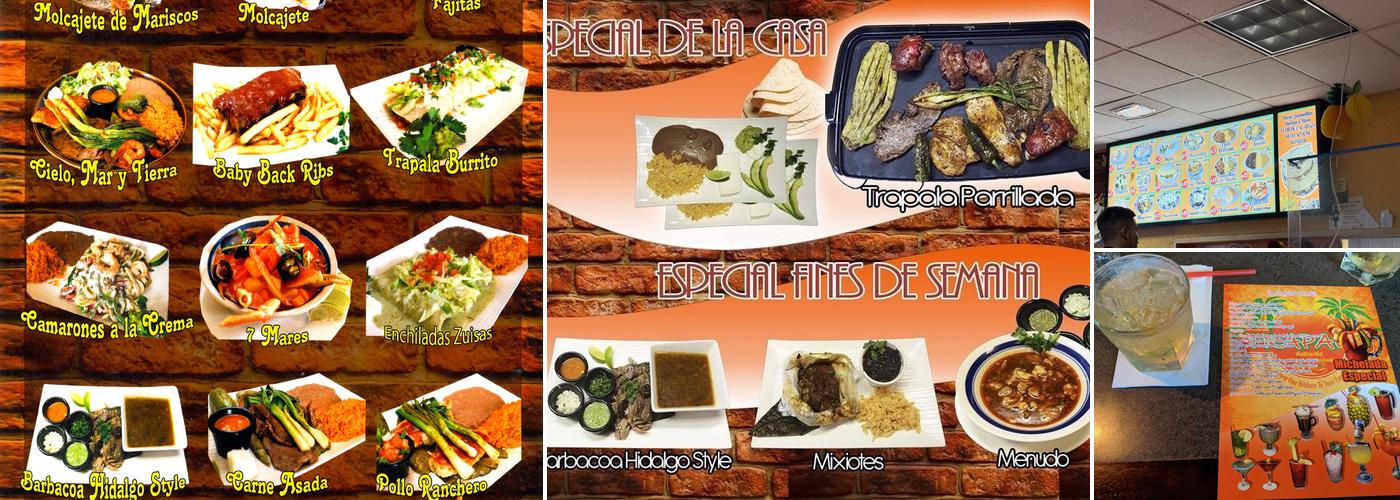 Trapala Restaurant LLC Menu