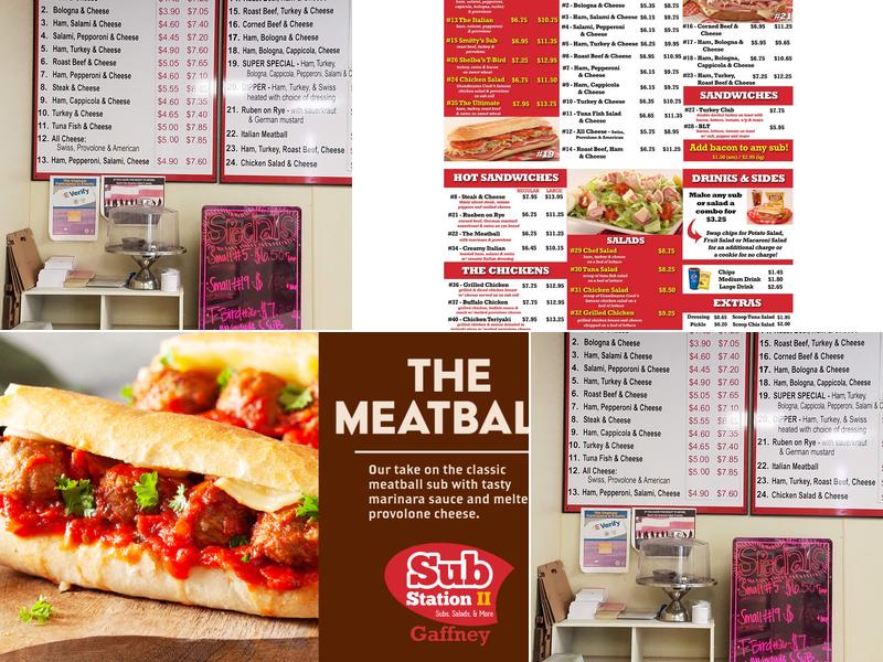 Sub Station II Menu