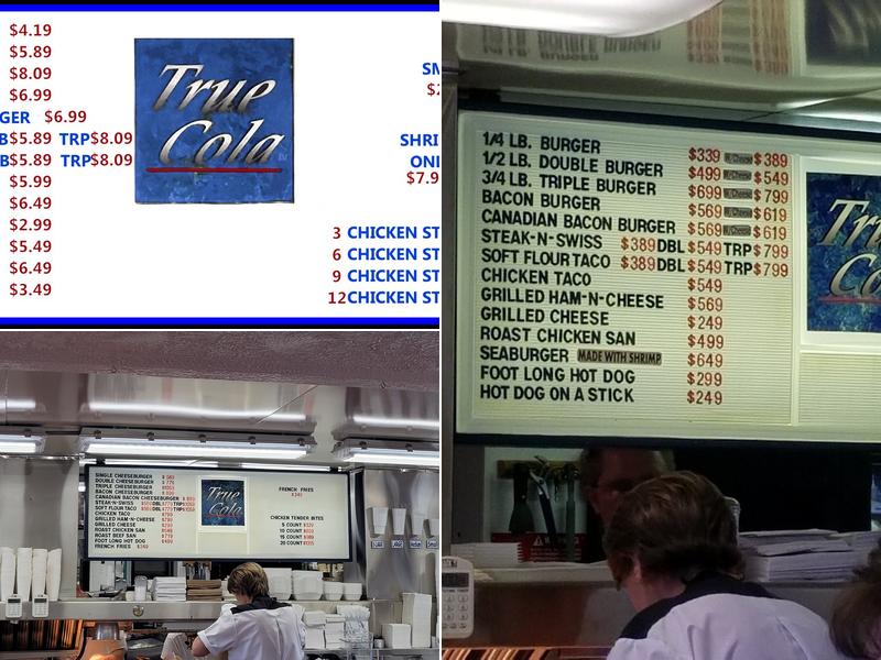 Round Robin Drive Inn Menu