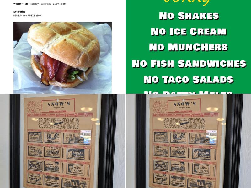 Marv's Drive In Menu