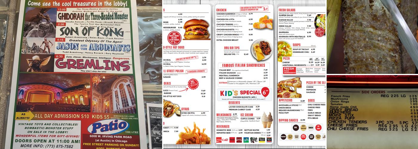 Mr Beef & Pizza Menu