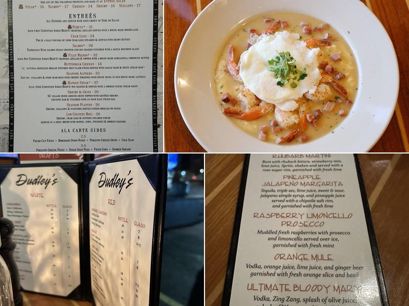 Dudley's Menu