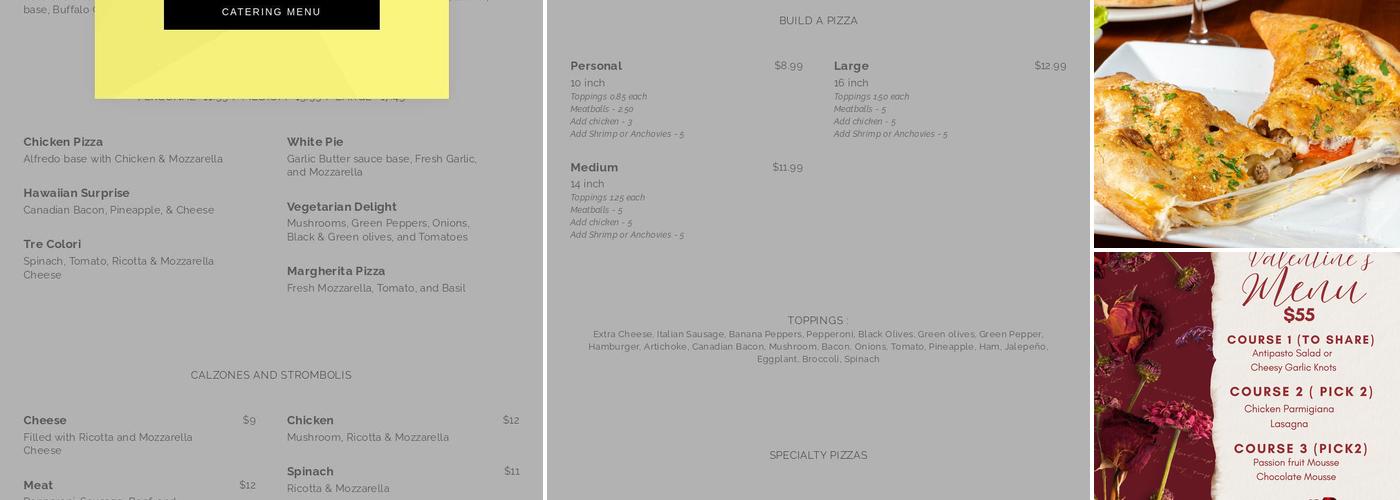 Fratello's Menu