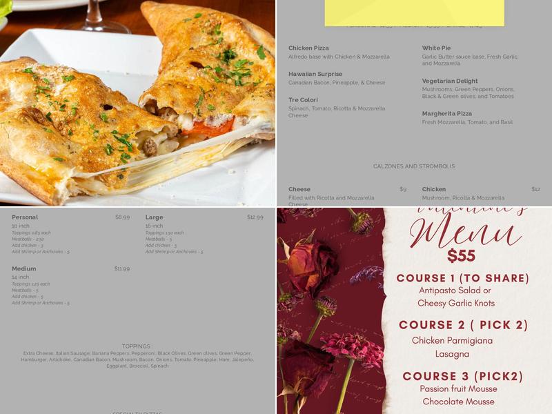 Fratello's Menu