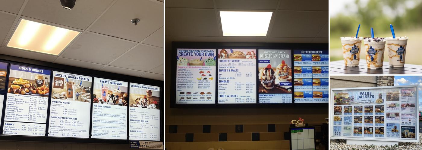 Culver’s Menu