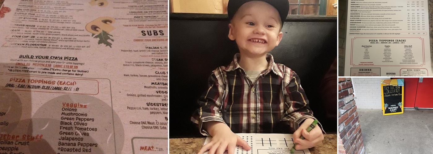 Sidestreet Pizza & Pasta Menu