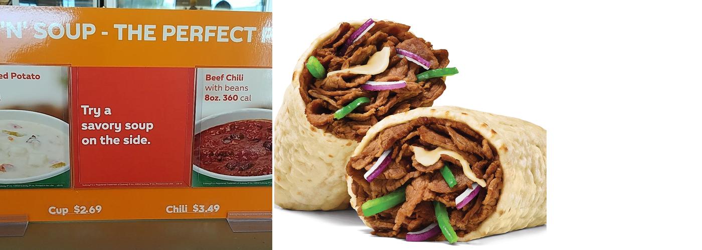 Subway Menu