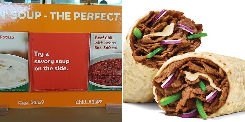 Subway Menu