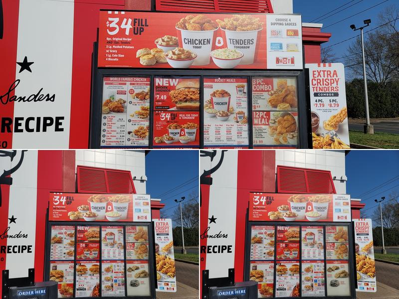 KFC Menu