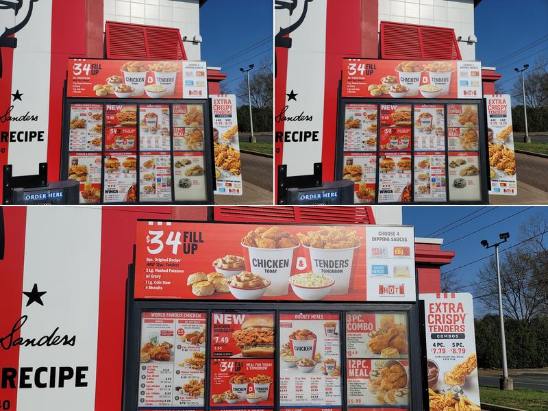 KFC Menu