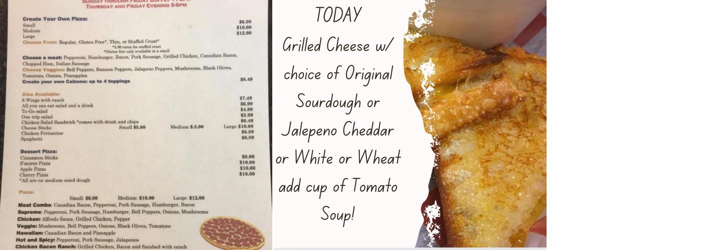 Home Town Pizza Menu