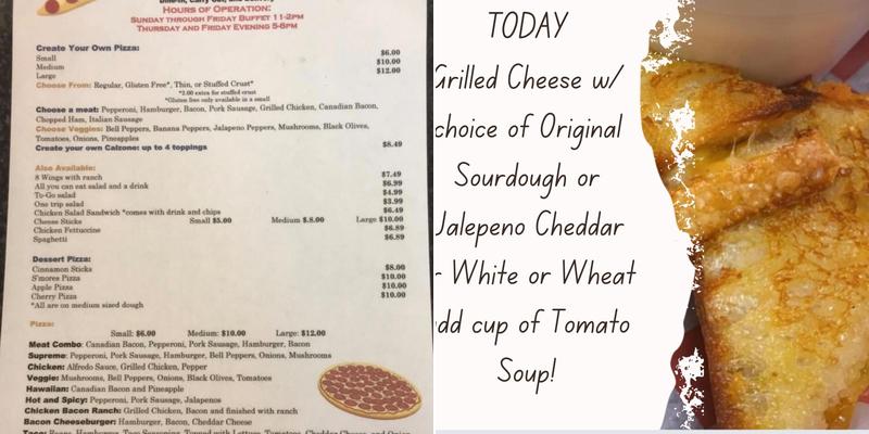 Home Town Pizza Menu