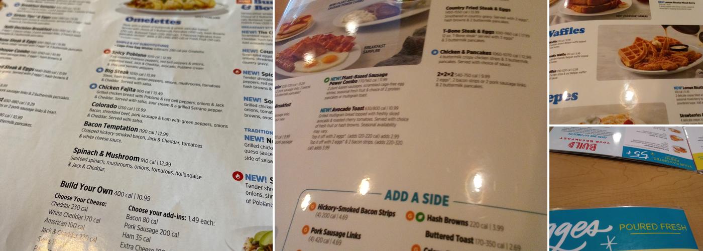 IHOP Menu