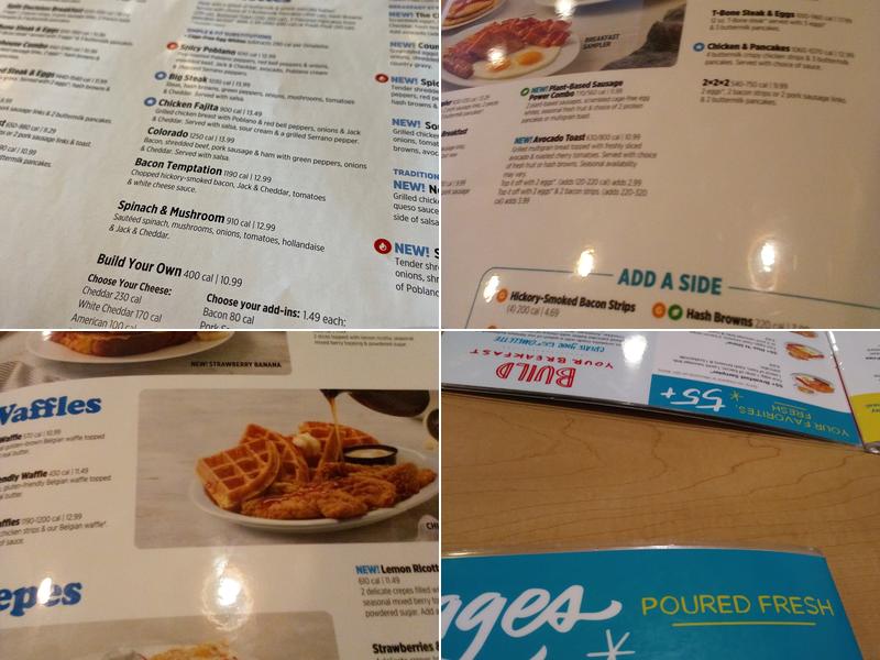 IHOP Menu