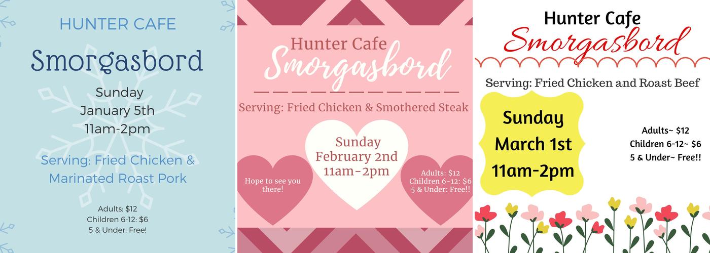 Hunter Cafe Menu