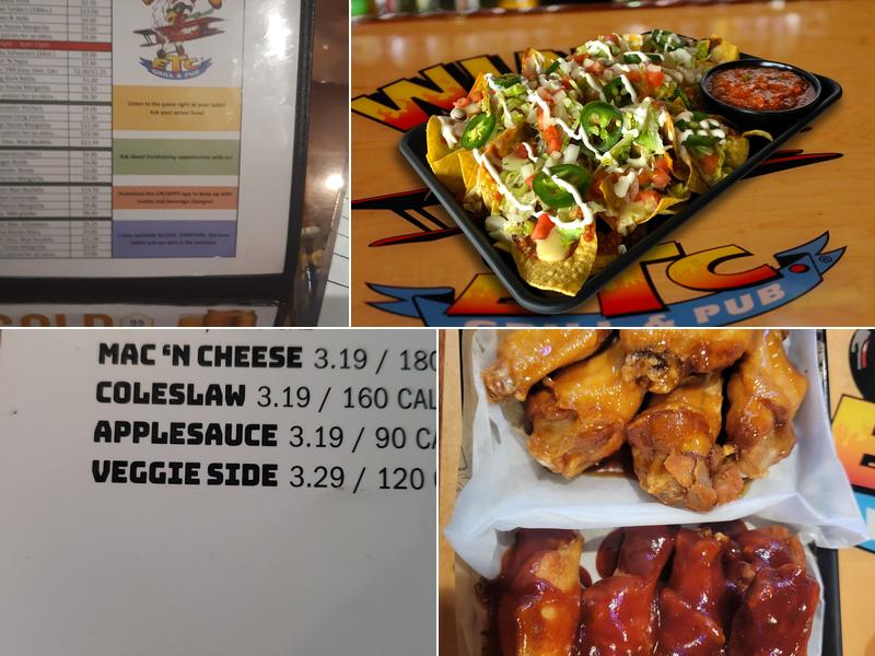 Wings Etc. Menu
