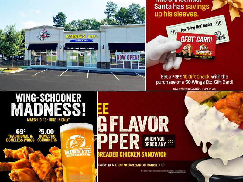 Wings Etc. 2644 Boiling Springs Rd Suite A, Boiling Springs