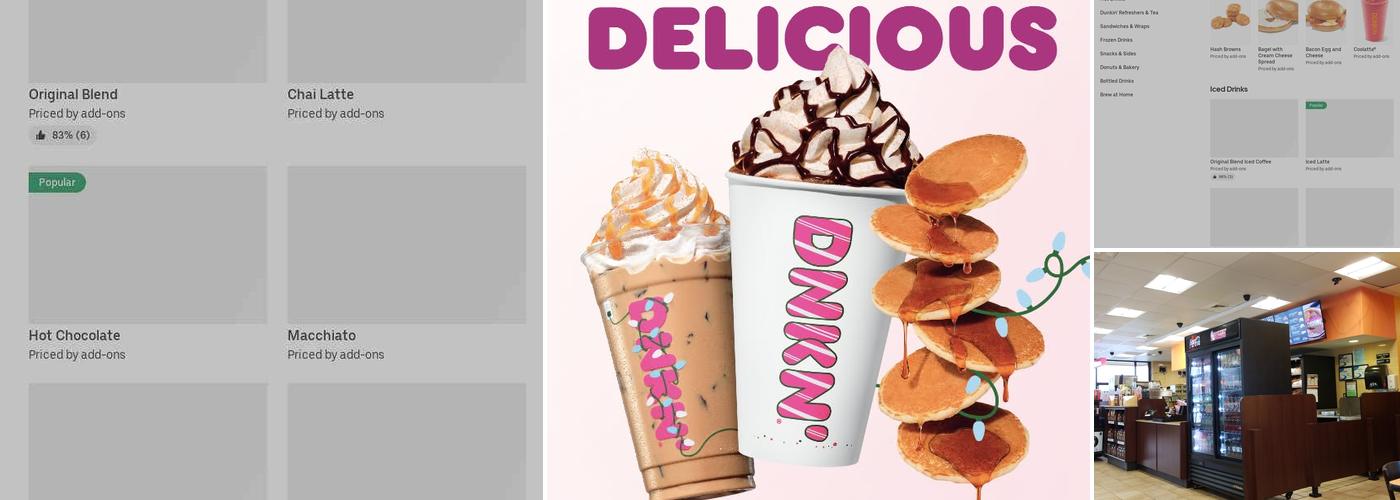 Dunkin' Menu