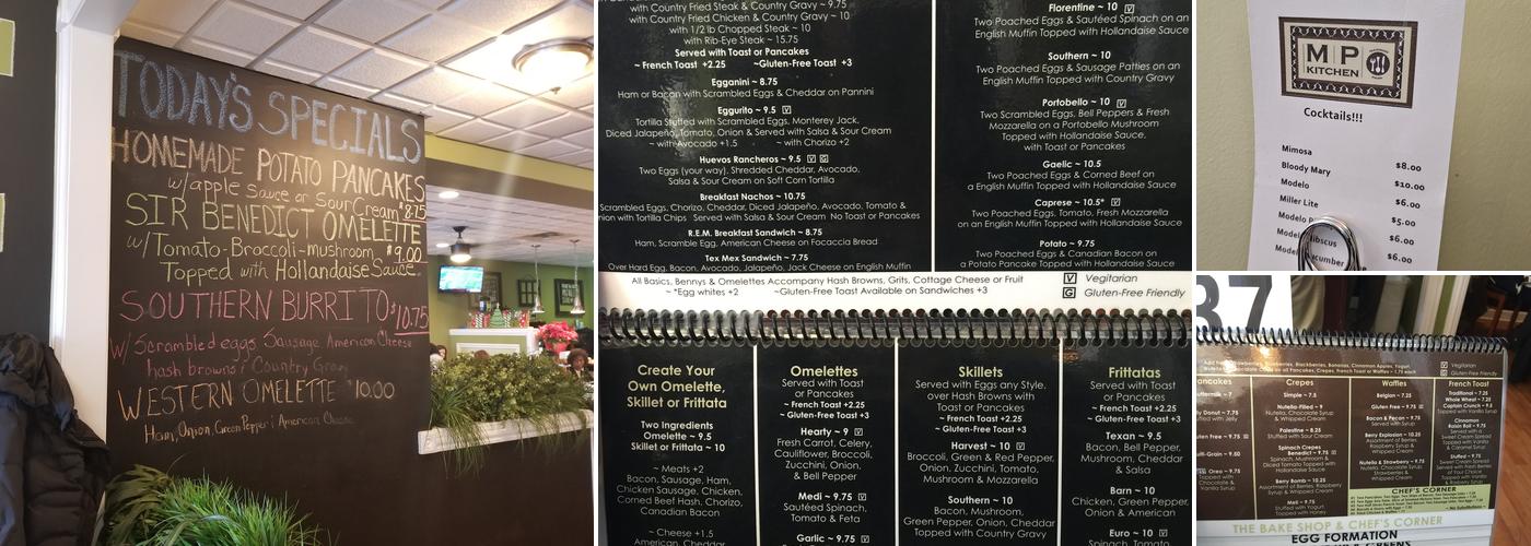 Madison Park Kitchen Menu