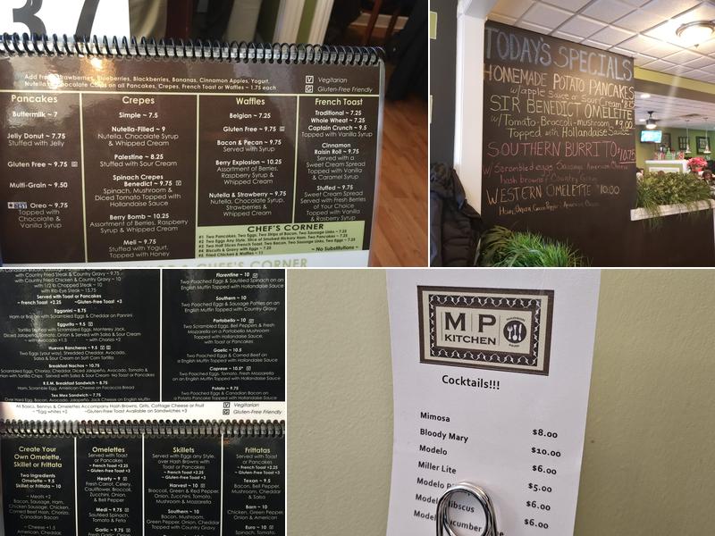 Madison Park Kitchen Menu