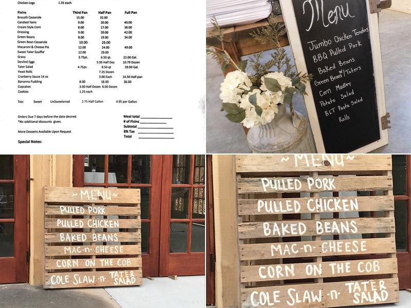 The Junction of Gowensville Menu