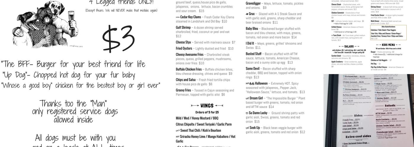 Away From The World Menu