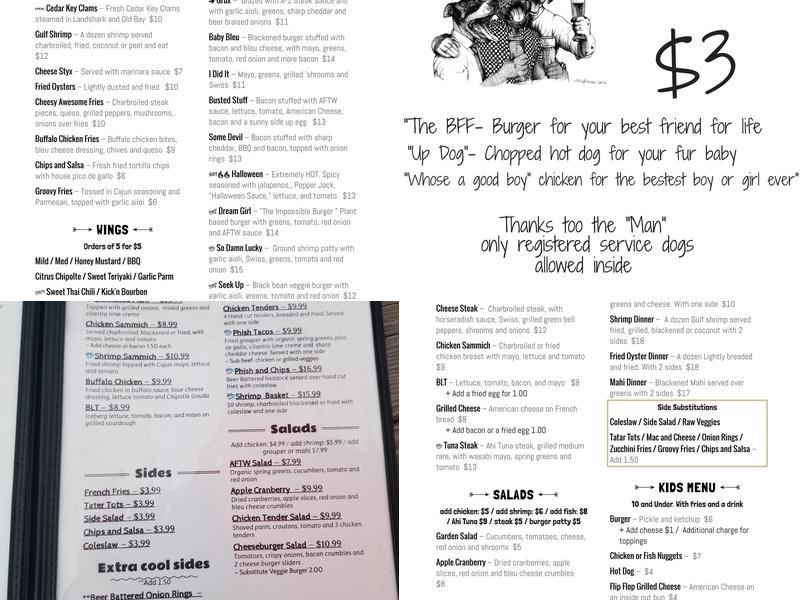 Away From The World Menu