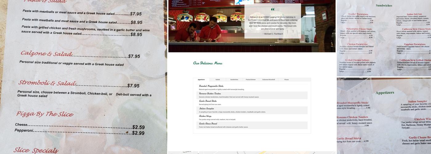 Schiano's Menu