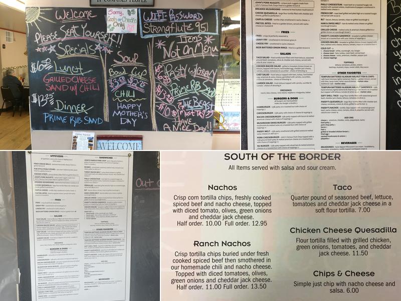 Peppermint Paddy’s Menu