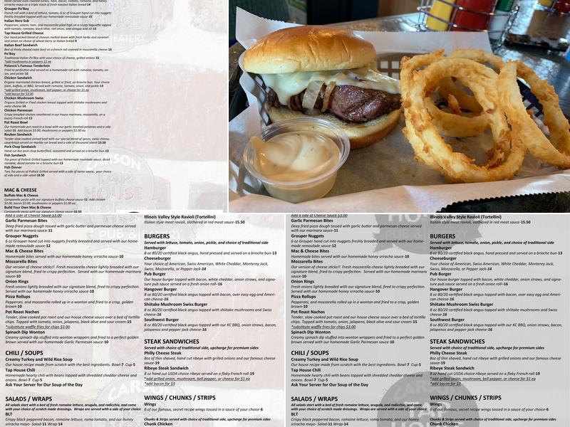 Carson Tap House Menu