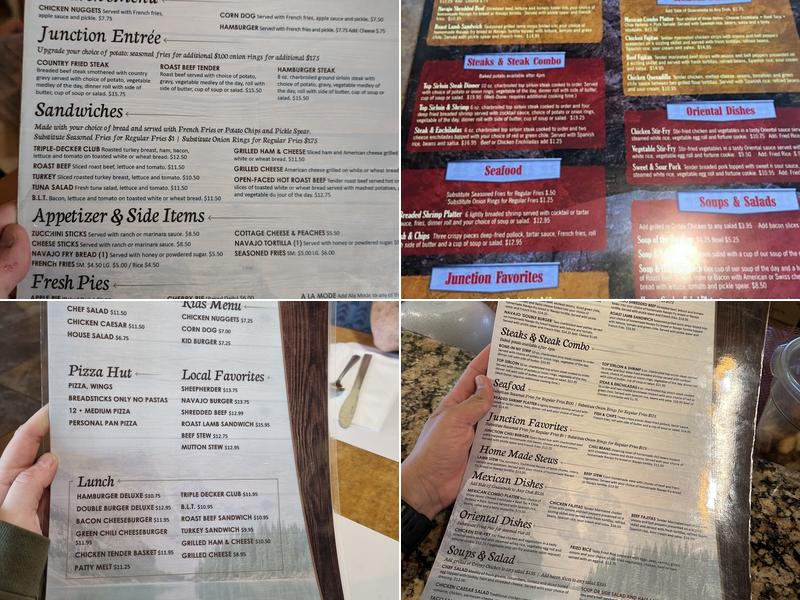 Junction Restaurant Menu