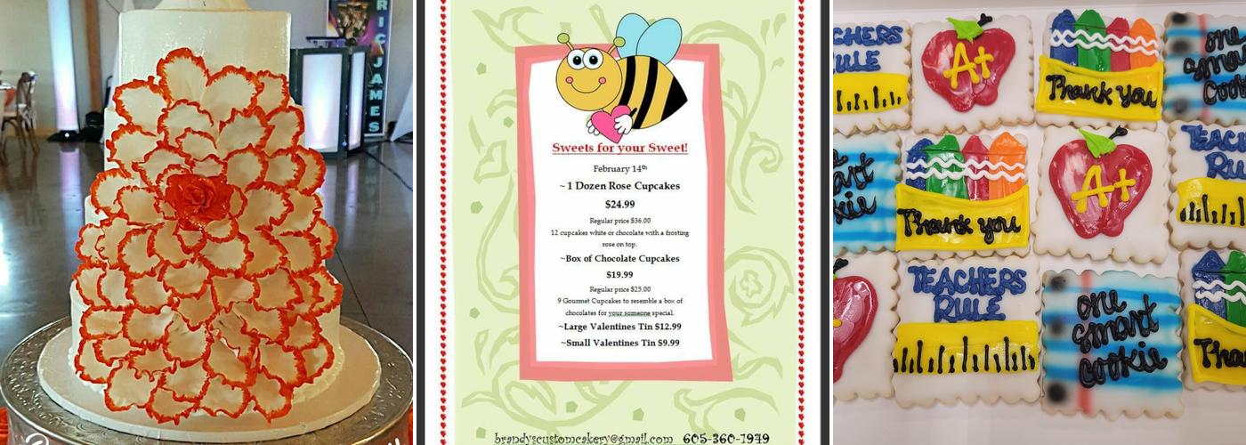 Brandy's Custom Cakery Menu