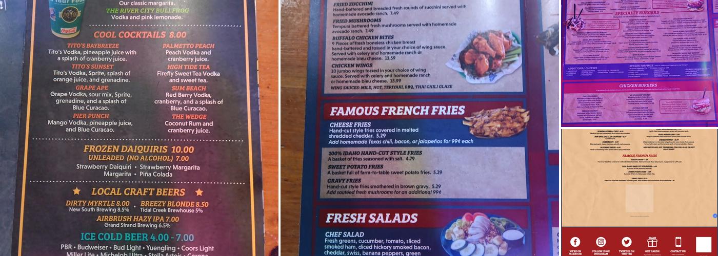 River City Cafe Menu