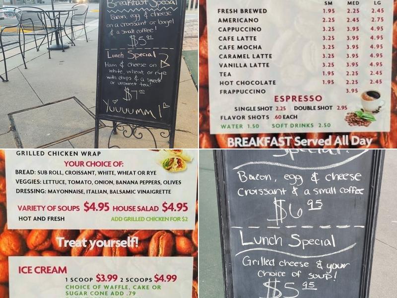 Main Street Cafe Menu