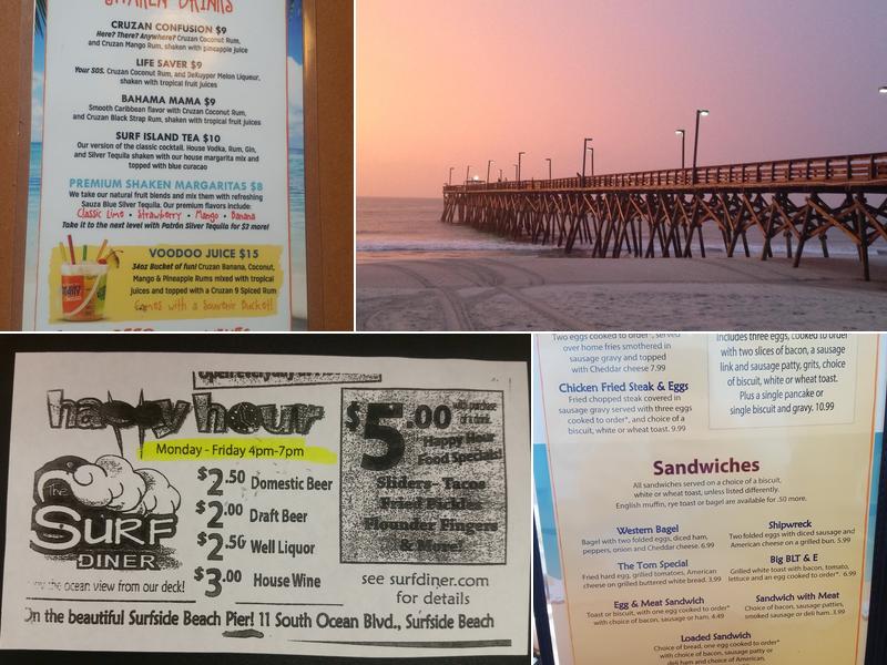 Surf Diner Menu