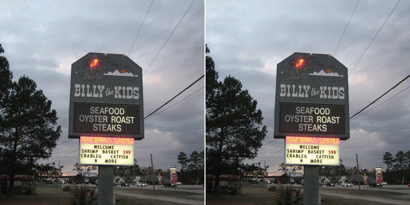 Billy the Kid's Seafood-Steakhouse Menu