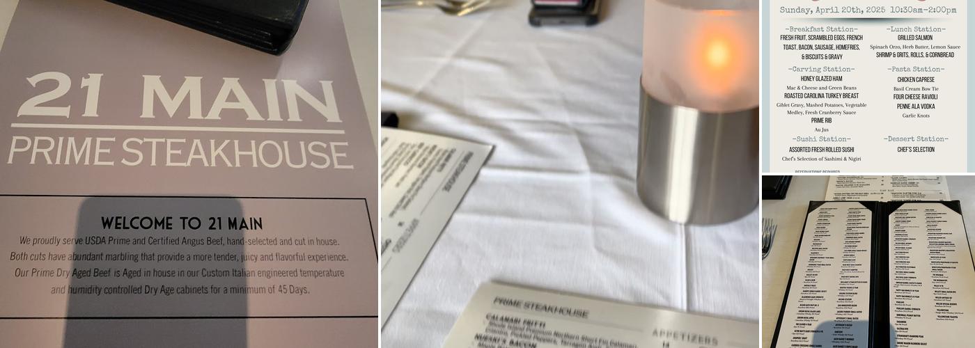 21 Main At North Beach Menu