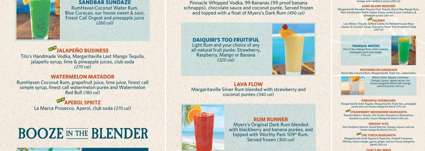 LandShark Bar & Grill - Myrtle Beach Menu