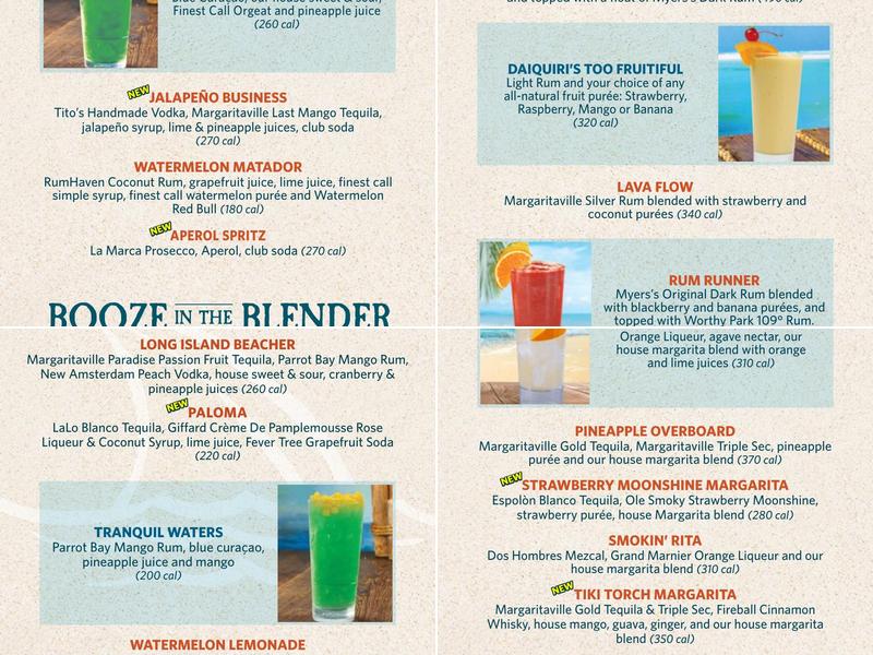 LandShark Bar & Grill - Myrtle Beach Menu