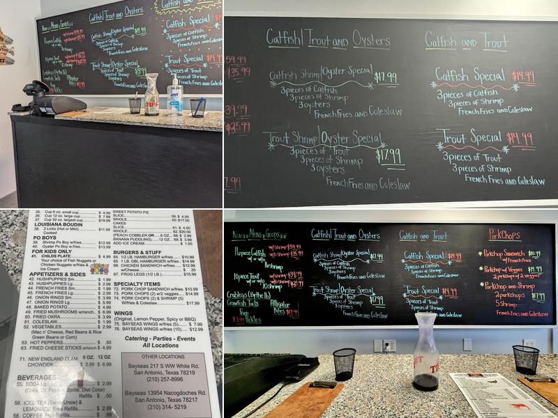 Bayseas Restaurant Menu