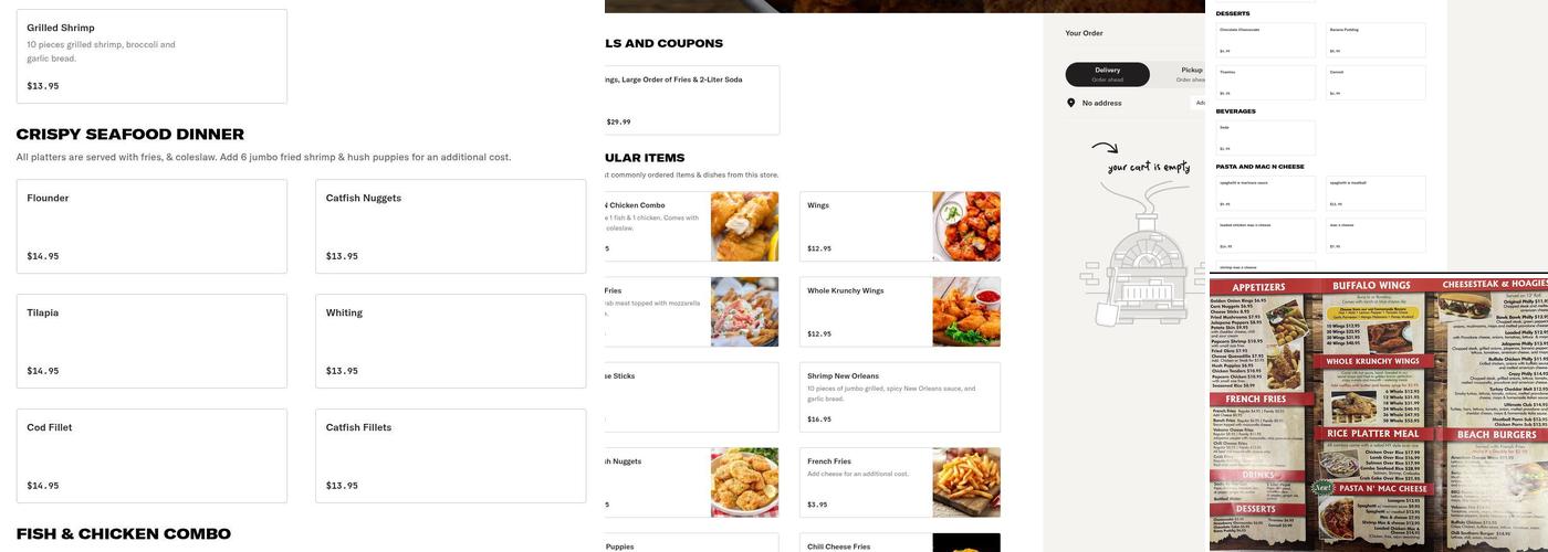 BAWK-BAWK Menu