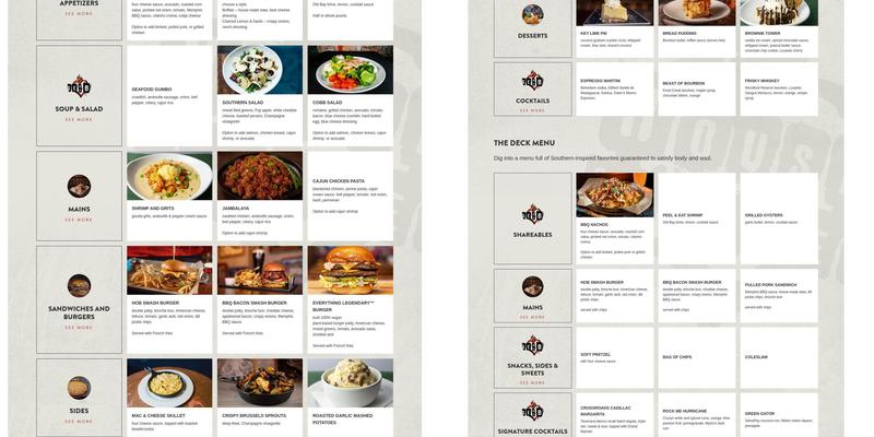 House of Blues Myrtle Beach Menu