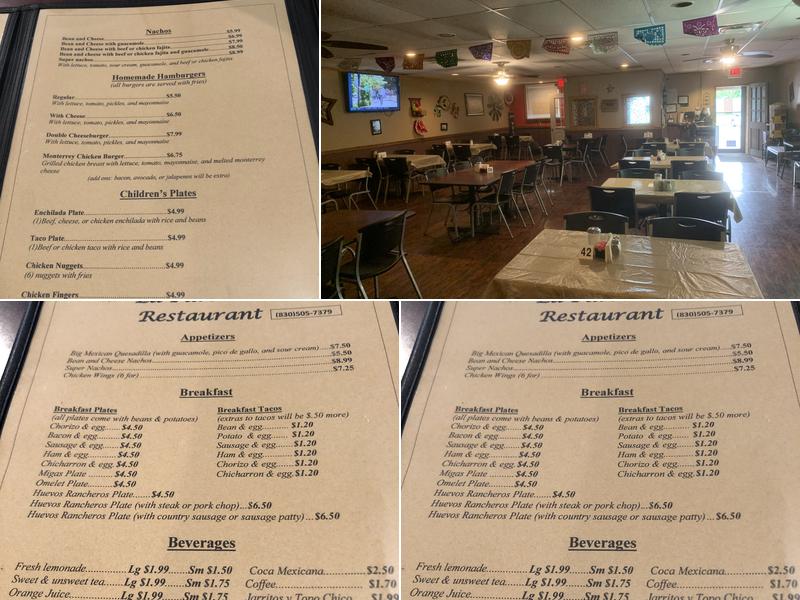 La Parrillada Menu