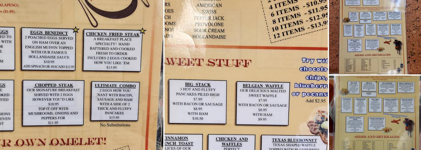 The Breakfast Place Menu