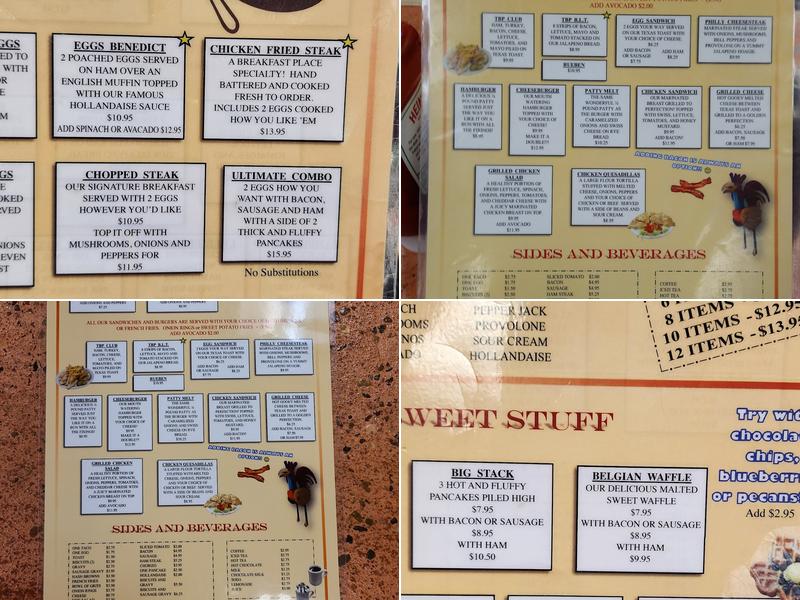 The Breakfast Place Menu