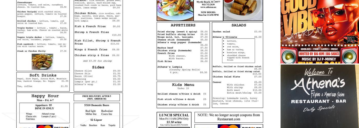 The Flock Bar and Grill Menu