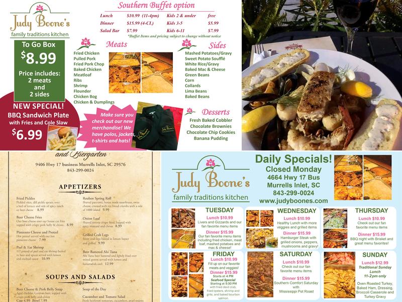 Admiral's Flagship Menu