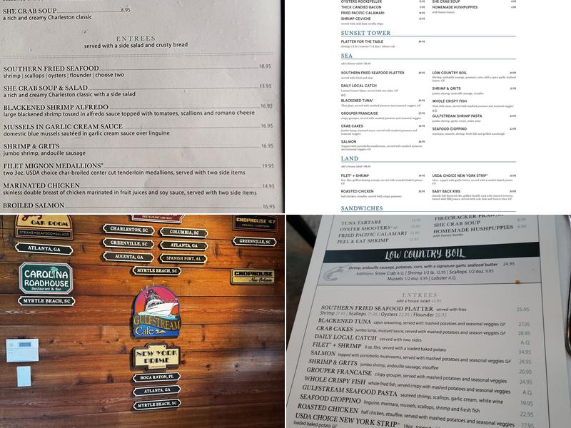 Gulfstream Cafe Menu